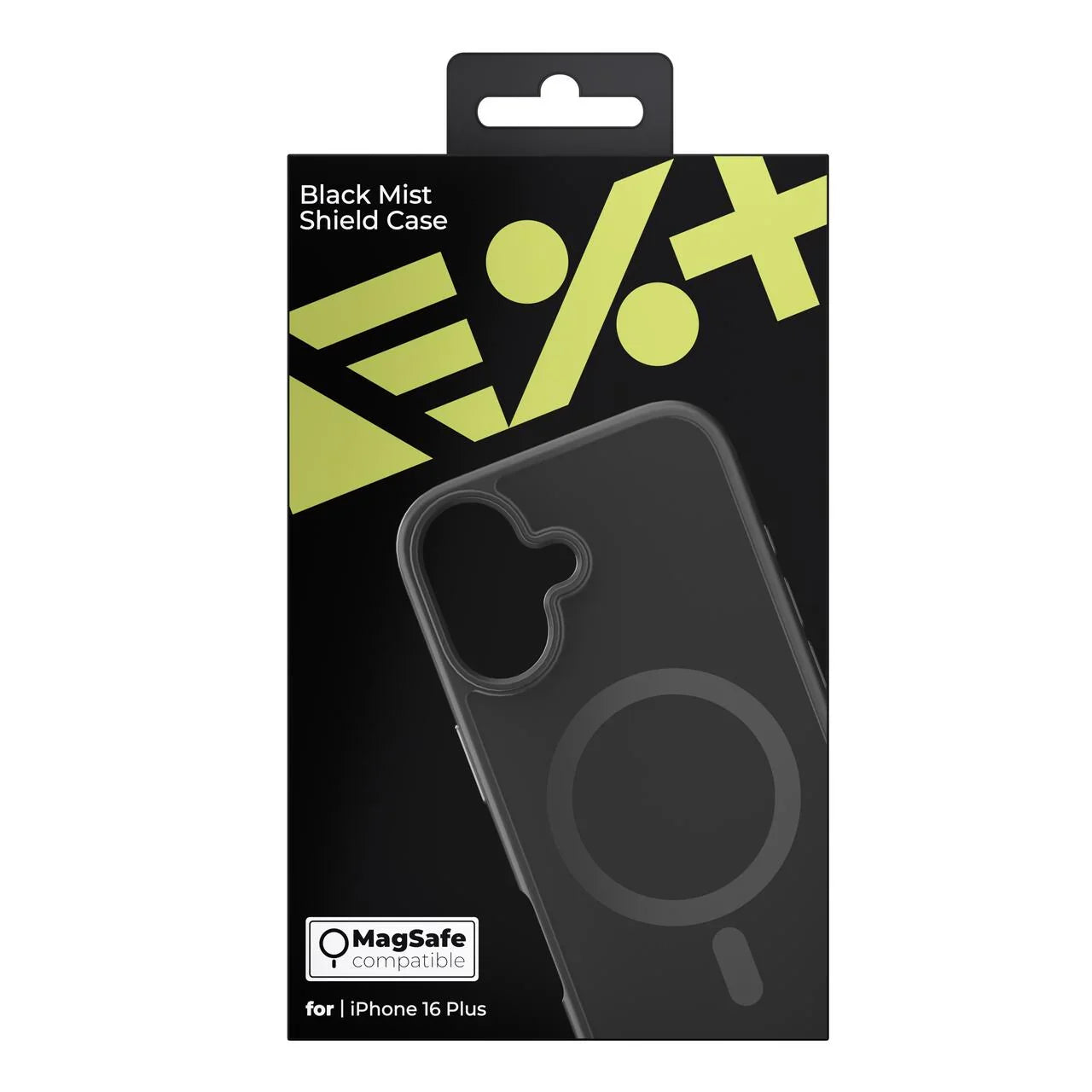 Next One BLACK MIST Shield Case za iPhone 16 Plus | MagSafe Compatible - iSTYLE RS