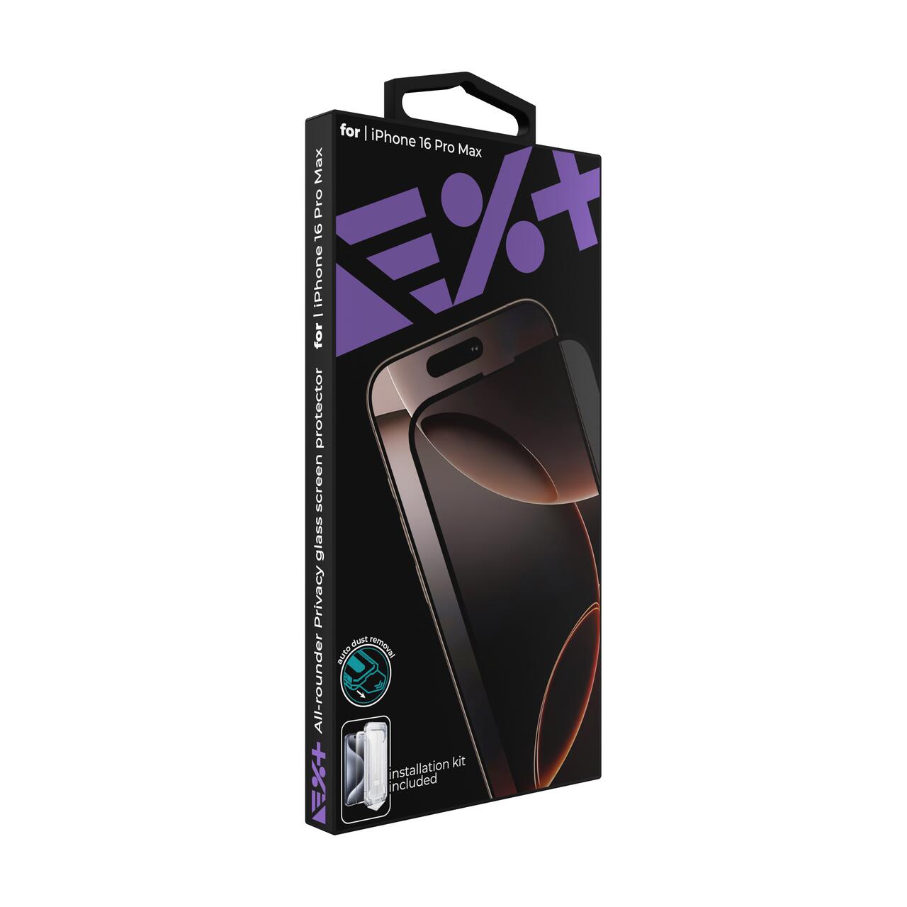 Next One All-Rounder Privacy glass screen Protector za iPhone 16 Pro Max - iSTYLE RS