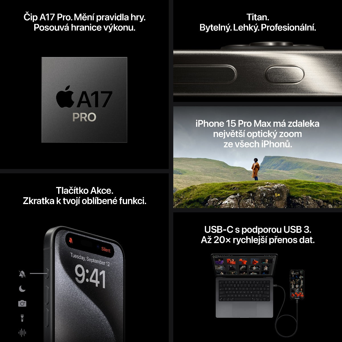iPhone 15 Pro 128GB Black Titanium - iSTYLE RS