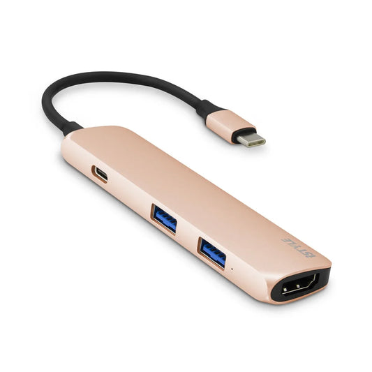 iSTYLE USB Type-C HUB 4K HDMI - gold/black - iSTYLE RS