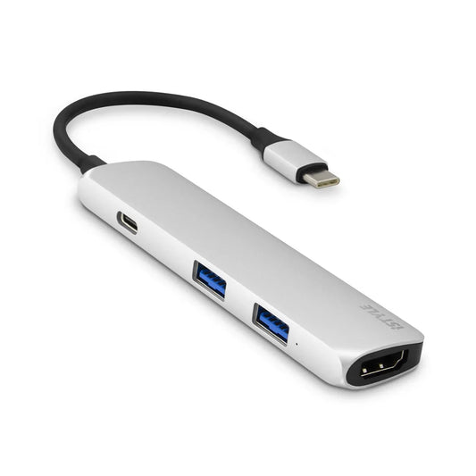 iSTYLE USB Type-C HUB 4K HDMI - silver/black - iSTYLE RS