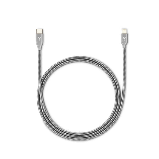 iSTYLE USB-C to Lightning Metal Cable 1,2m - silver - iSTYLE RS
