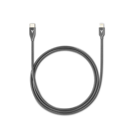 iSTYLE USB-C to Lightning Metal Cable 1,2m - space gray - iSTYLE RS