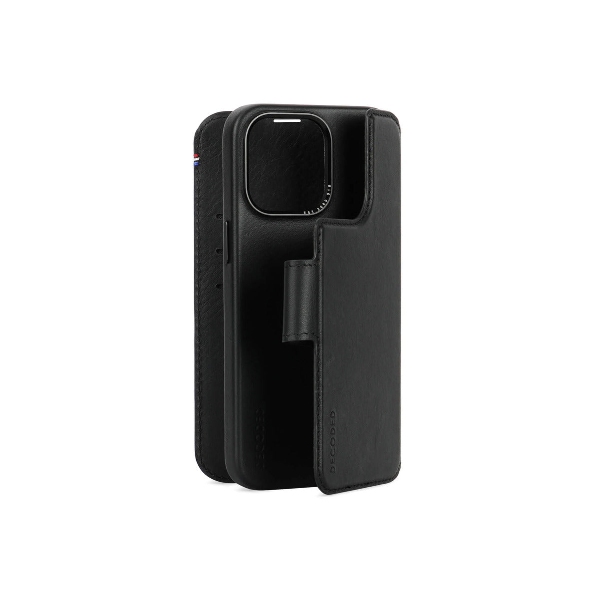 Decoded Leather Detachable Wallet, black - Phone 15 Pro Max - iSTYLE RS