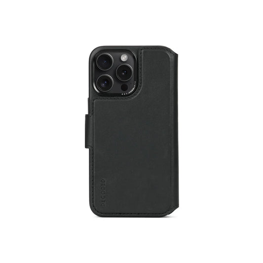 Decoded Leather Detachable Wallet, black - Phone 15 Pro Max - iSTYLE RS