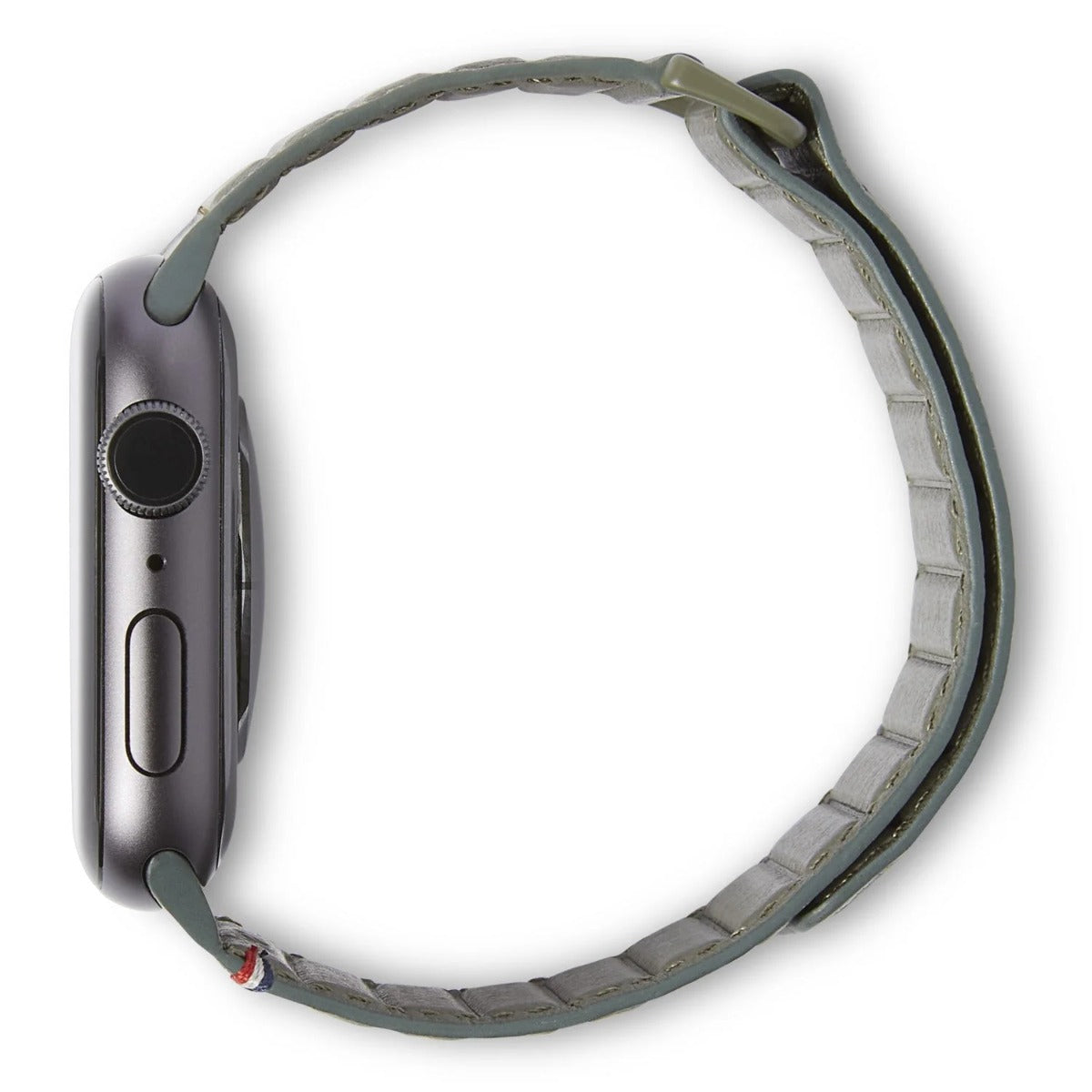 Decoded Leather Magnetic Traction Strap Series 7(41mm)/6/SE/5/4(40mm)/3/2/1(38mm) Olive - iSTYLE RS