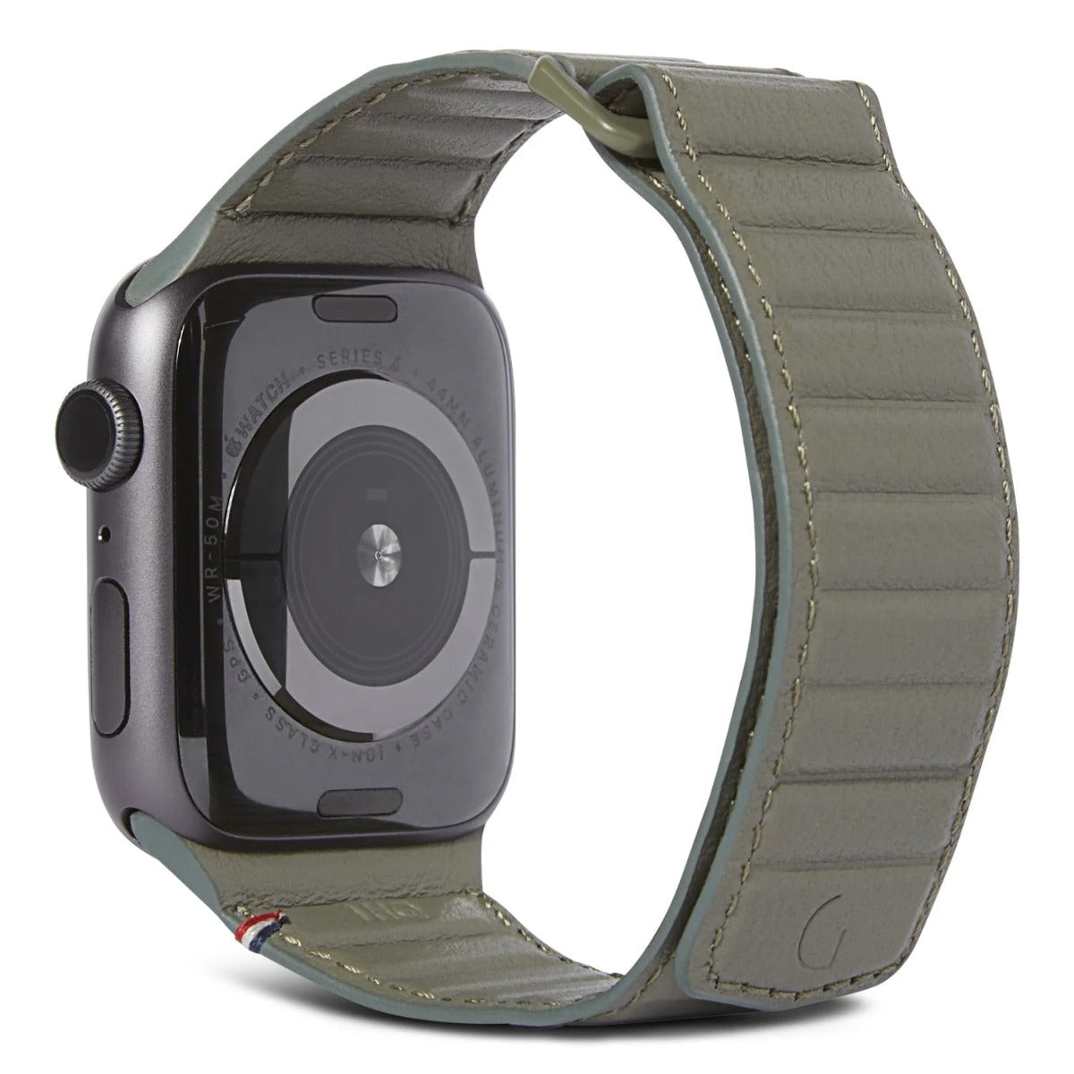 Decoded Leather Magnetic Traction Strap Series 7(41mm)/6/SE/5/4(40mm)/3/2/1(38mm) Olive - iSTYLE RS