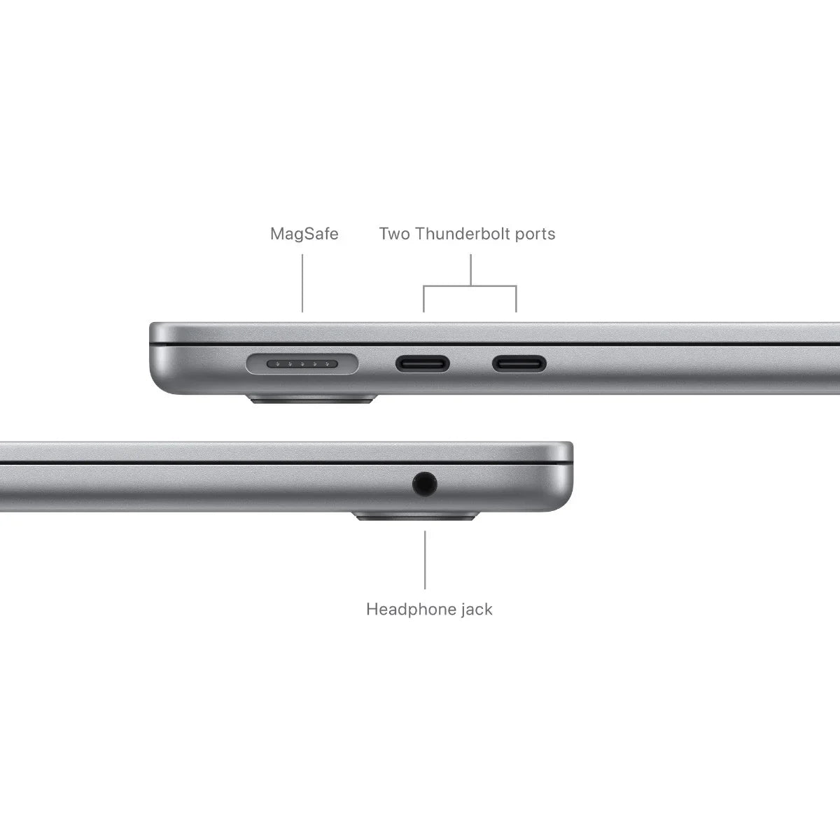 13-inčni MacBook Air M3 sa 8-jezgarnim CPU-om, 8-jezgarnim GPU-om, 8GB objedinjene memorije i 256GB SSD-om - Space Gray (Copy) - iSTYLE RS