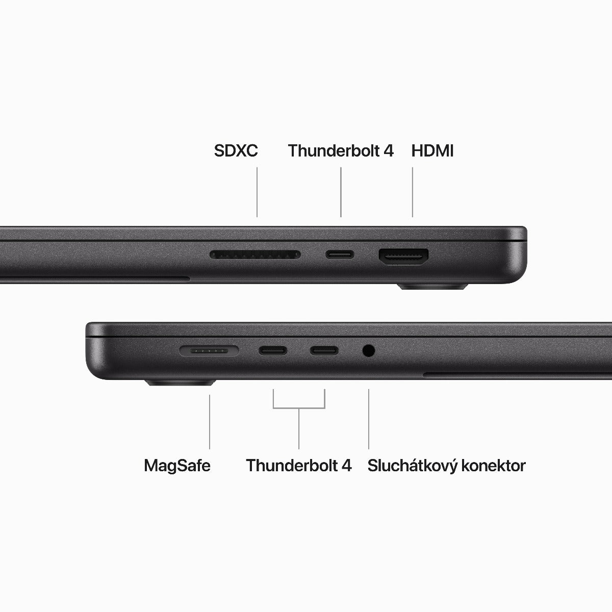 16-inčni MacBook Pro M3 Max sa 14-jezgarnim CPU-om, 30-jezgarnim GPU-om, 36GB objedinjene memorije i 1TB SSD - Space Black - iSTYLE RS