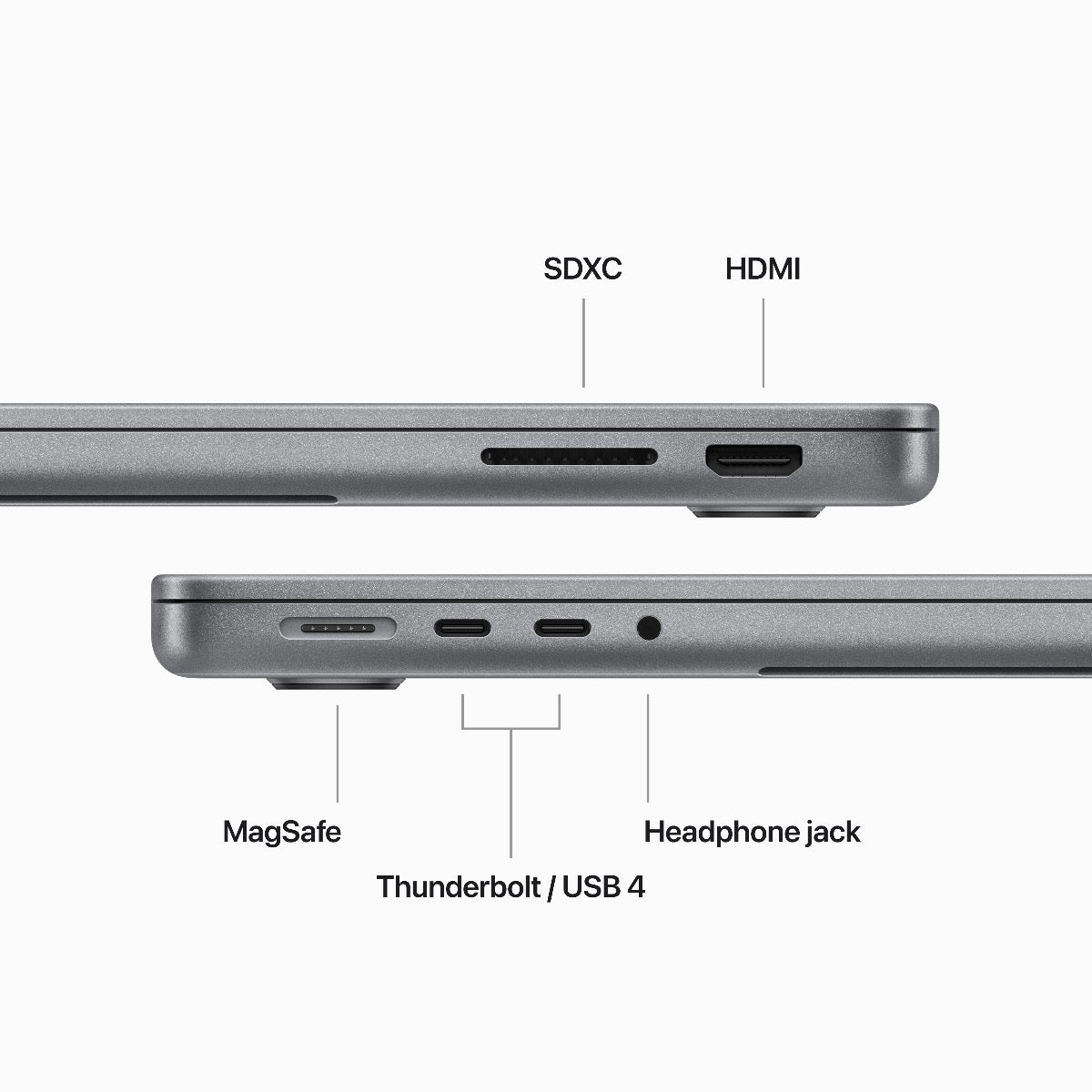 14-inčni MacBook Pro M3 sa 8-jezgarnim CPU-om, 10-jezgarnim GPU-om, 8GB objedinjene memorije i 512GB SSD-om - Space Gray - iSTYLE RS