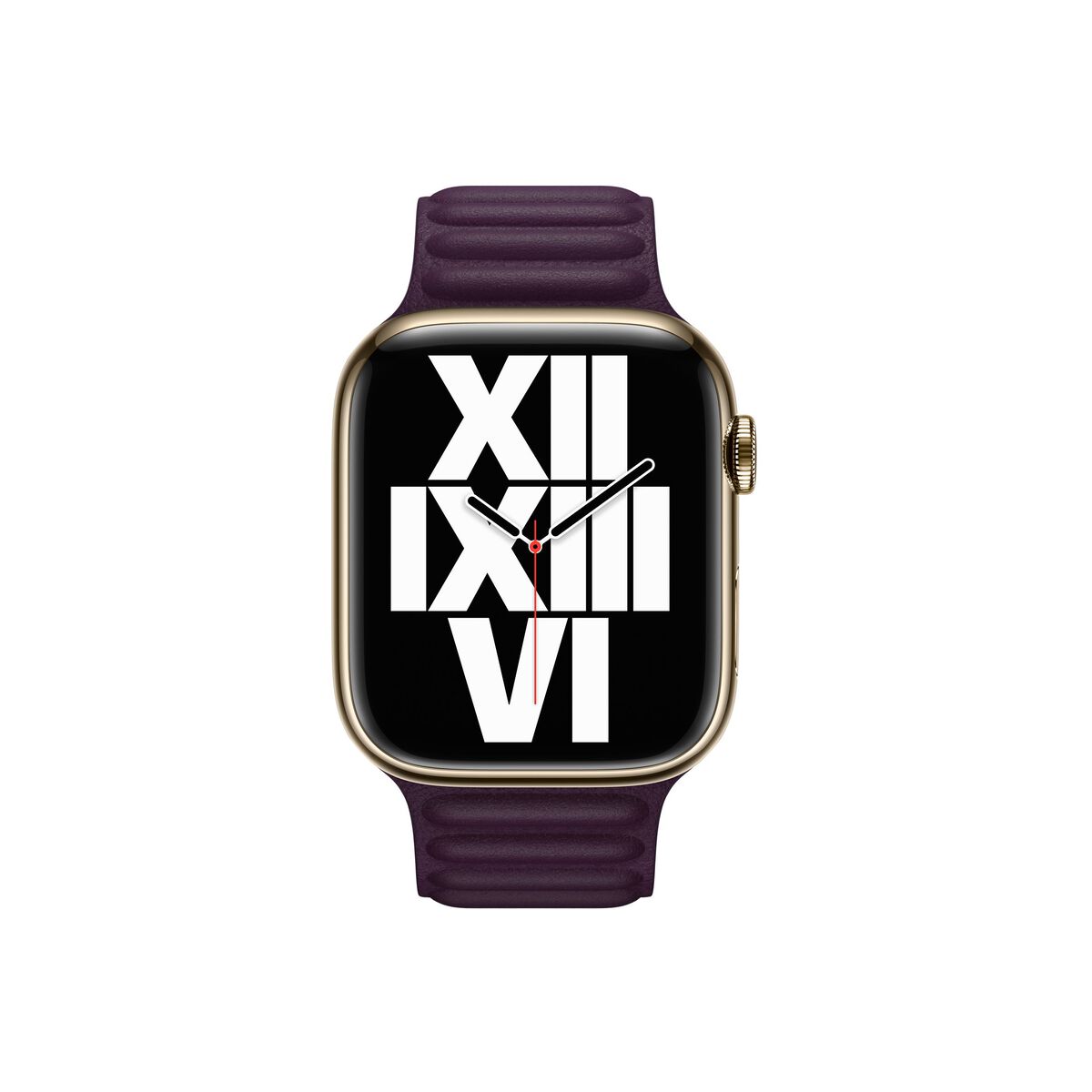 45mm Dark Cherry Leather Link - M/L - iSTYLE RS