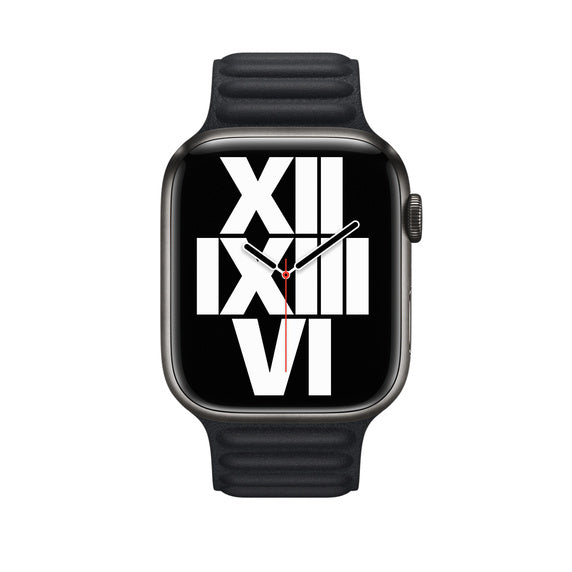 45mm Midnight Leather Link - M/L - iSTYLE RS