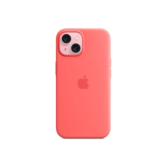 iPhone 15 Silicone Case sa MagSafe-om - Guava - iSTYLE RS