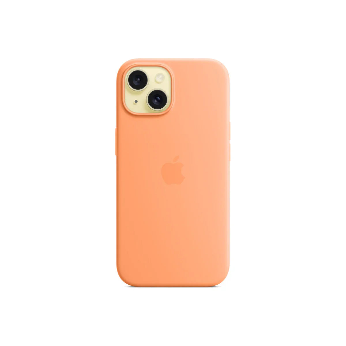 iPhone 15 Silicone Case sa MagSafe-om - Orange Sorbet - iSTYLE RS