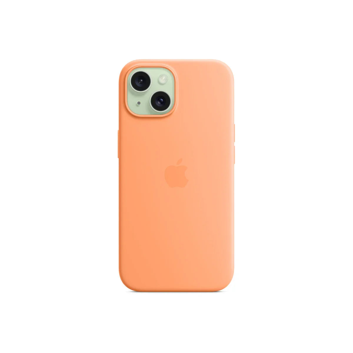 iPhone 15 Silicone Case sa MagSafe-om - Orange Sorbet - iSTYLE RS