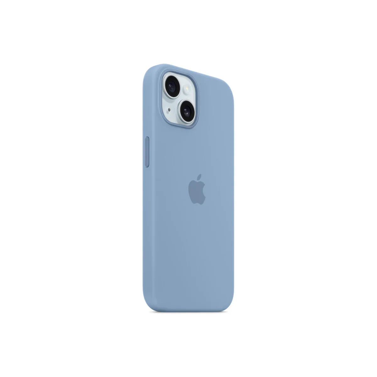 iPhone 15 Silicone Case sa MagSafe-om - Winter Blue - iSTYLE RS