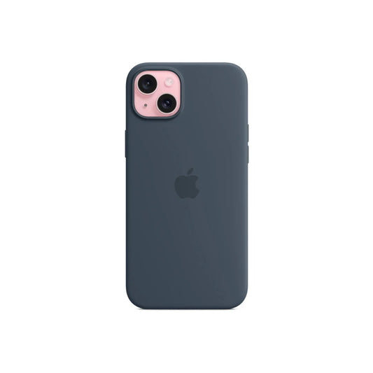 iPhone 15 Plus Silicone Case sa MagSafe-om - Storm Blue - iSTYLE RS
