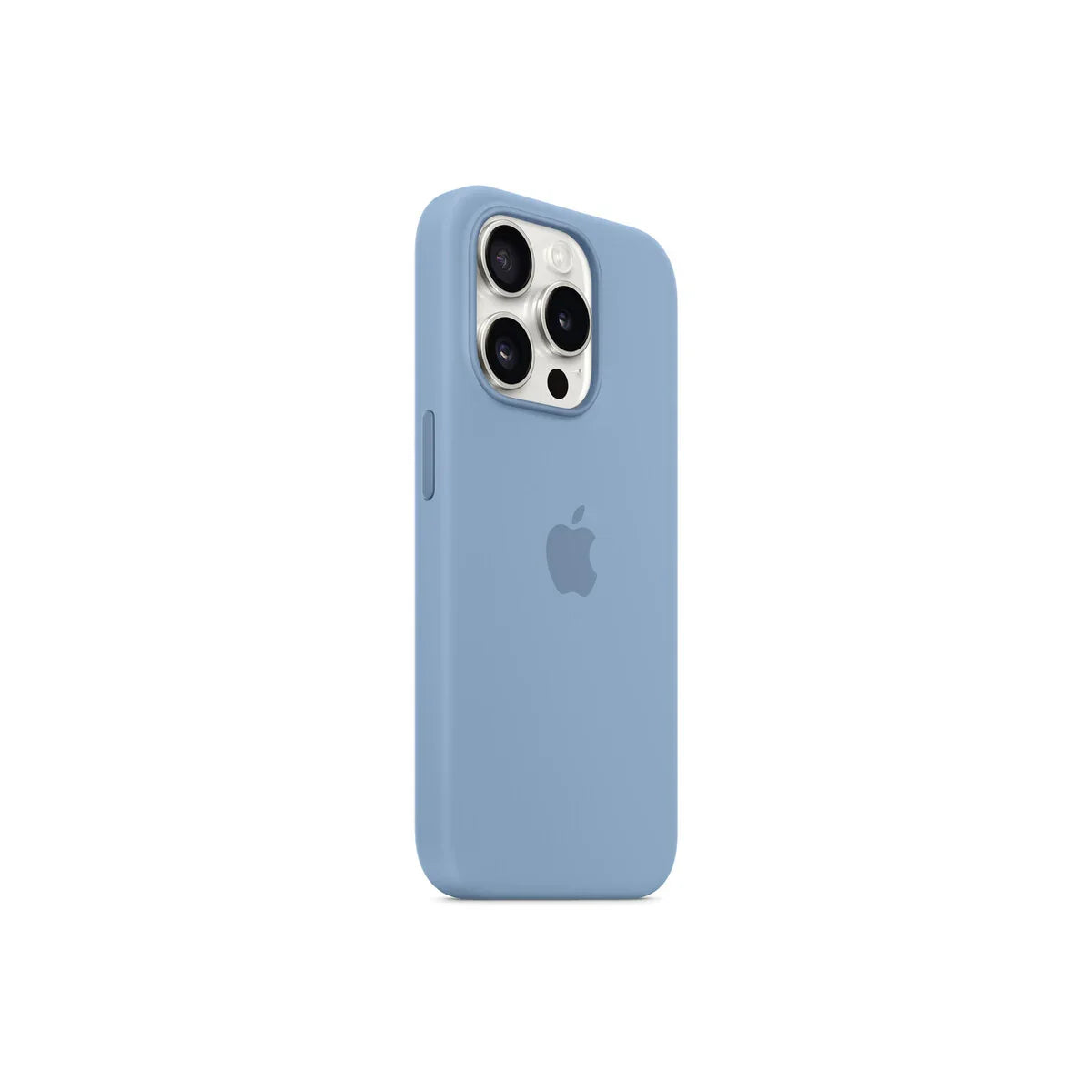 iPhone 15 Pro Silicone Case sa MagSafe-om - Winter Blue - iSTYLE RS