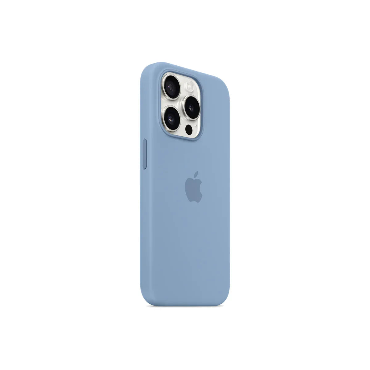 iPhone 15 Pro Silicone Case sa MagSafe-om - Winter Blue - iSTYLE RS
