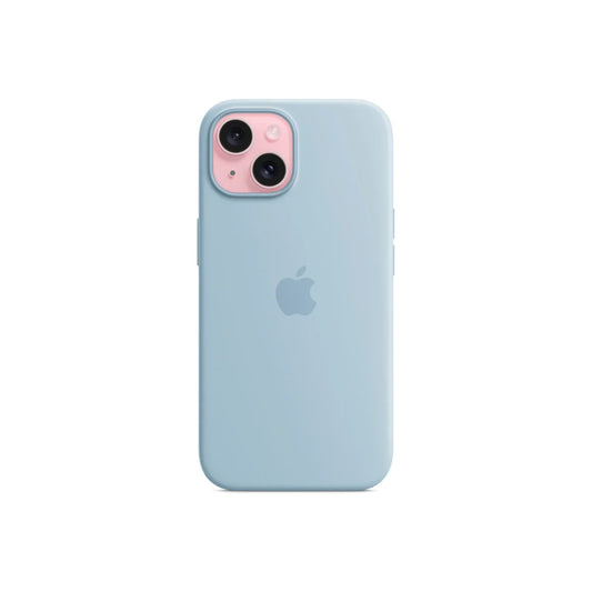 iPhone 15 Silicone Case sa MagSafe-om - Light Blue - iSTYLE RS