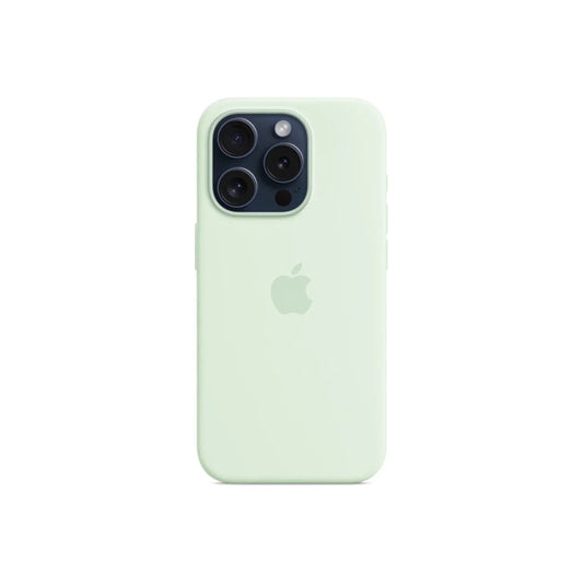 iPhone 15 Pro Silicone Case sa MagSafe-om - Soft Mint - iSTYLE RS