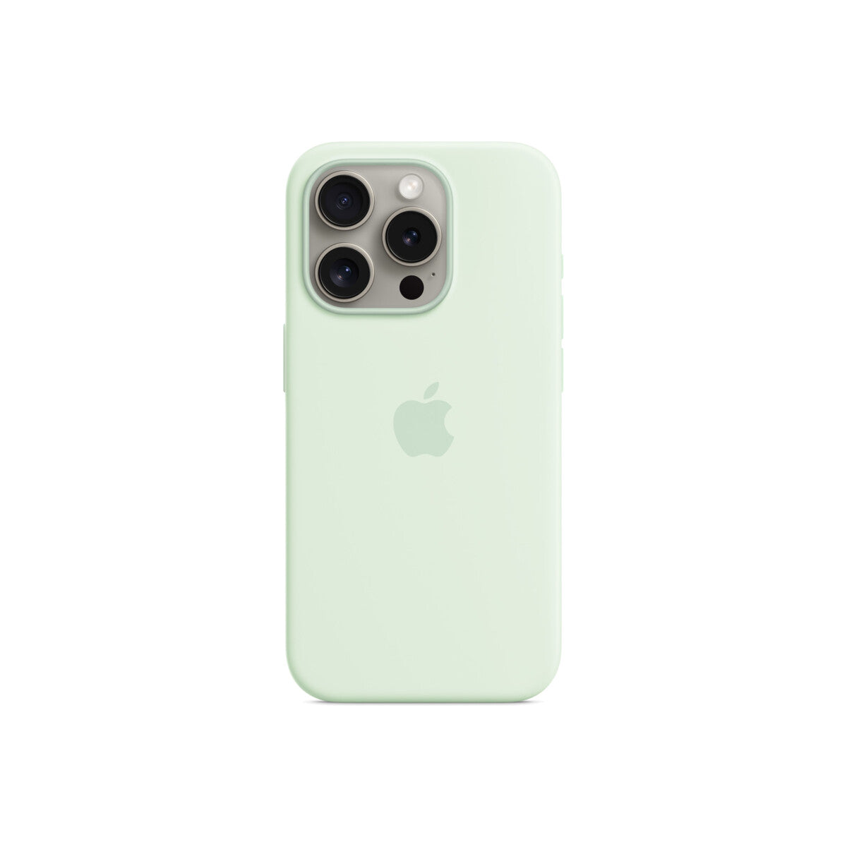iPhone 15 Pro Silicone Case sa MagSafe-om - Soft Mint - iSTYLE RS
