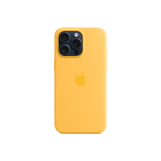 iPhone 15 Pro Max Silicone Case sa MagSafe-om - Sunshine - iSTYLE RS