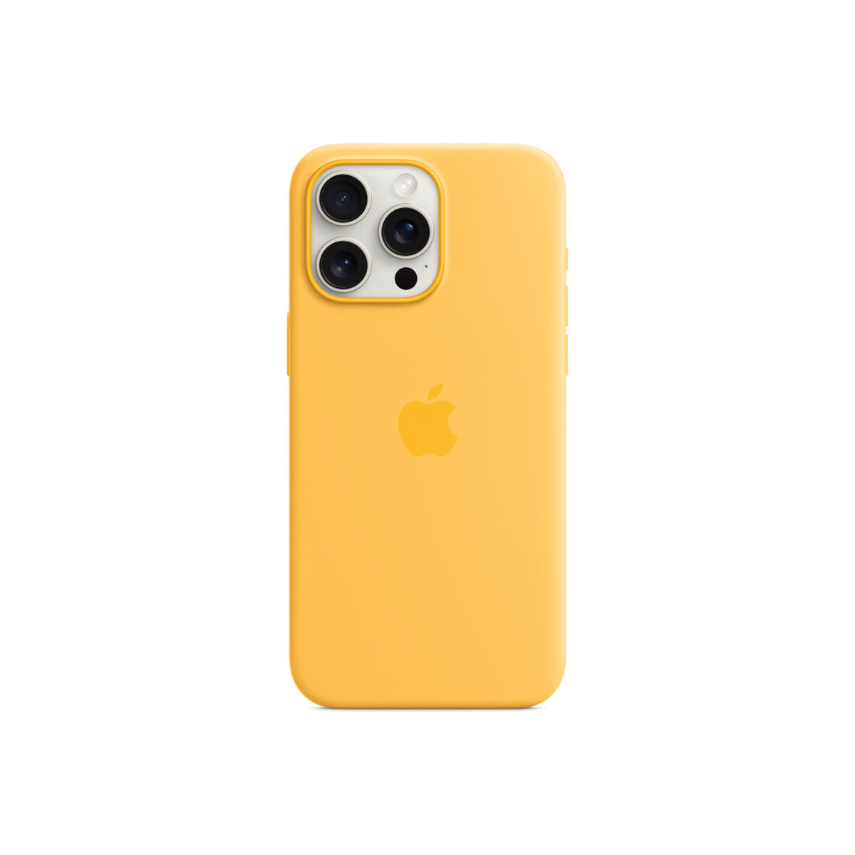 iPhone 15 Pro Max Silicone Case sa MagSafe-om - Sunshine - iSTYLE RS