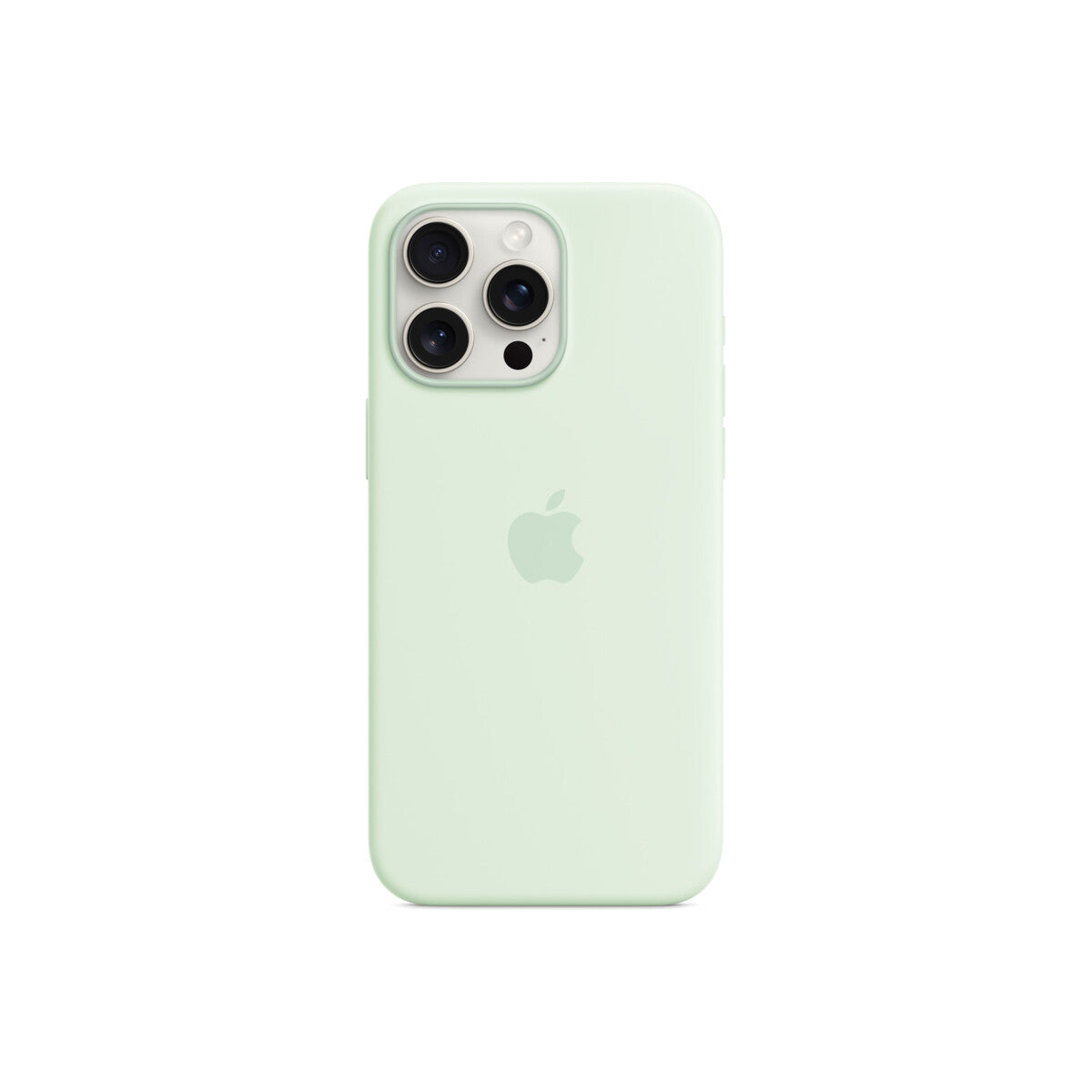 iPhone 15 Pro Max Silicone Case sa MagSafe-om - Soft Mint - iSTYLE RS
