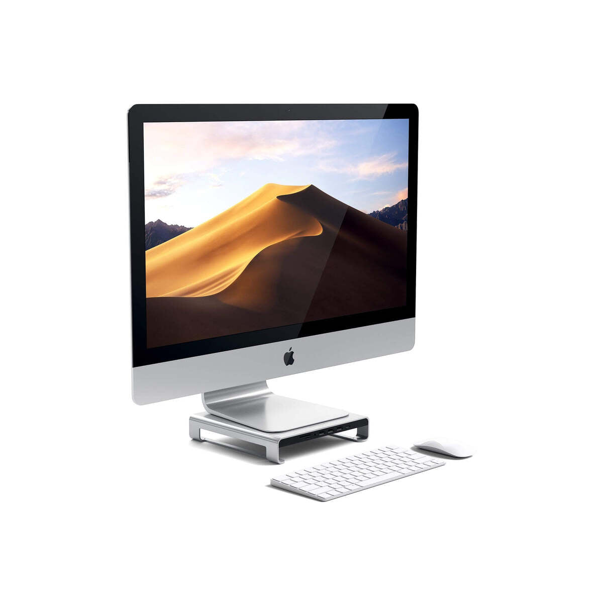 Satechi Aluminum Monitor Stand Hub za iMac - Silver - iSTYLE RS