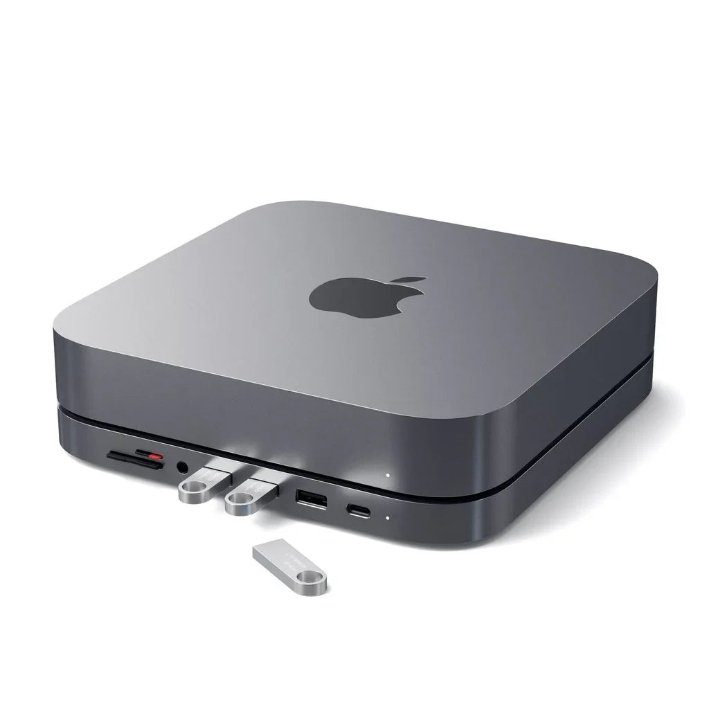 SATECHI TYPE-C ALUMINUM STAND & HUB FOR MAC MINI - iSTYLE RS