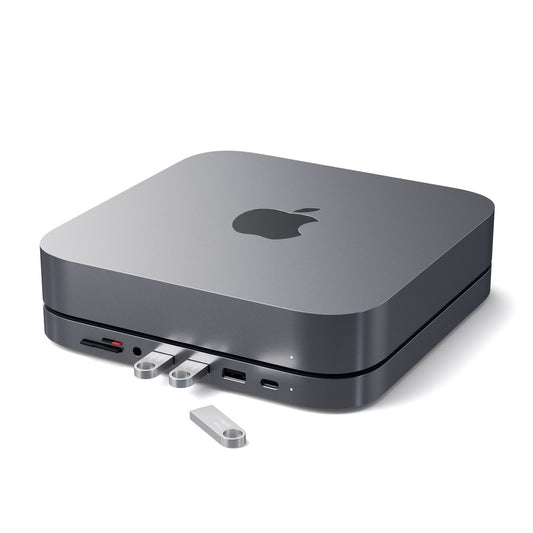 SATECHI TYPE-C ALUMINUM STAND & HUB FOR MAC MINI - iSTYLE RS
