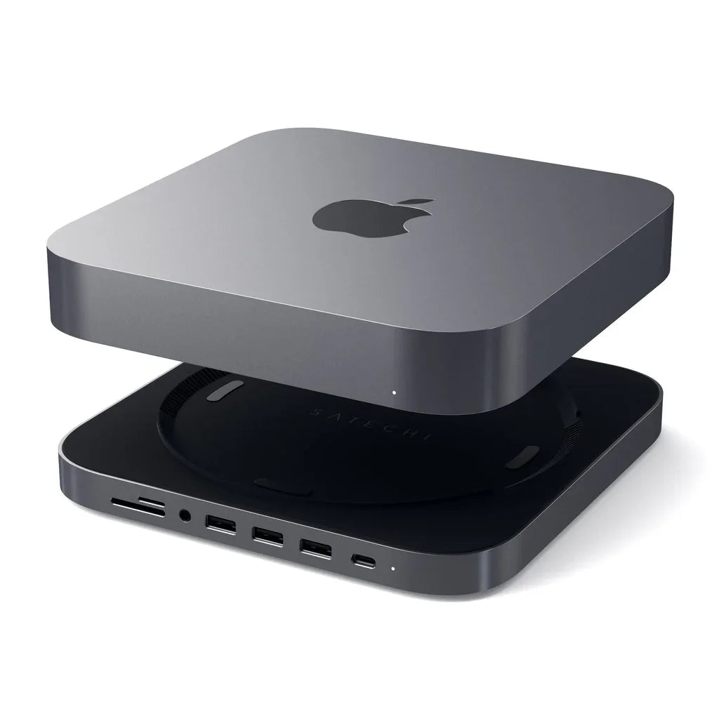 SATECHI TYPE-C ALUMINUM STAND & HUB FOR MAC MINI - iSTYLE RS