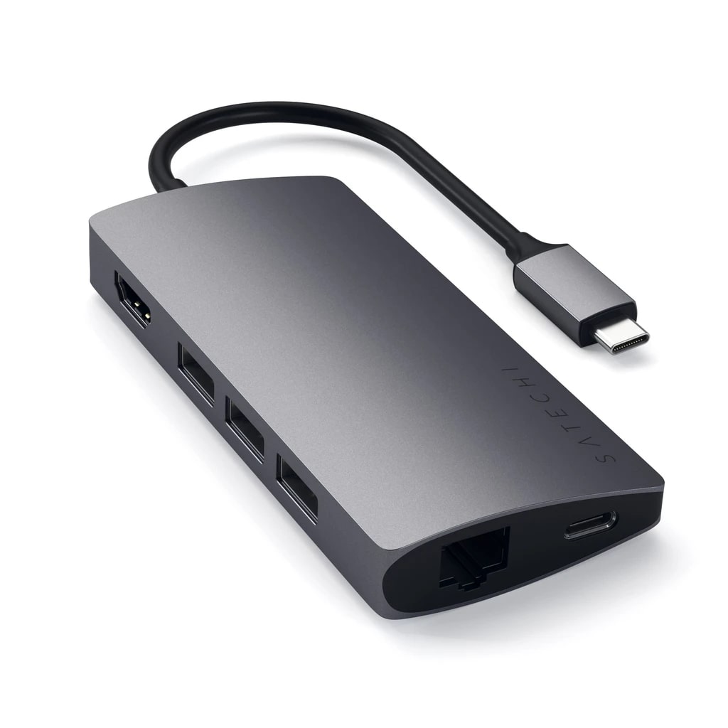 SATECHI TYPE-C MULTI-PORT ADAPTER 4K SA ETHERNET V2 - iSTYLE RS