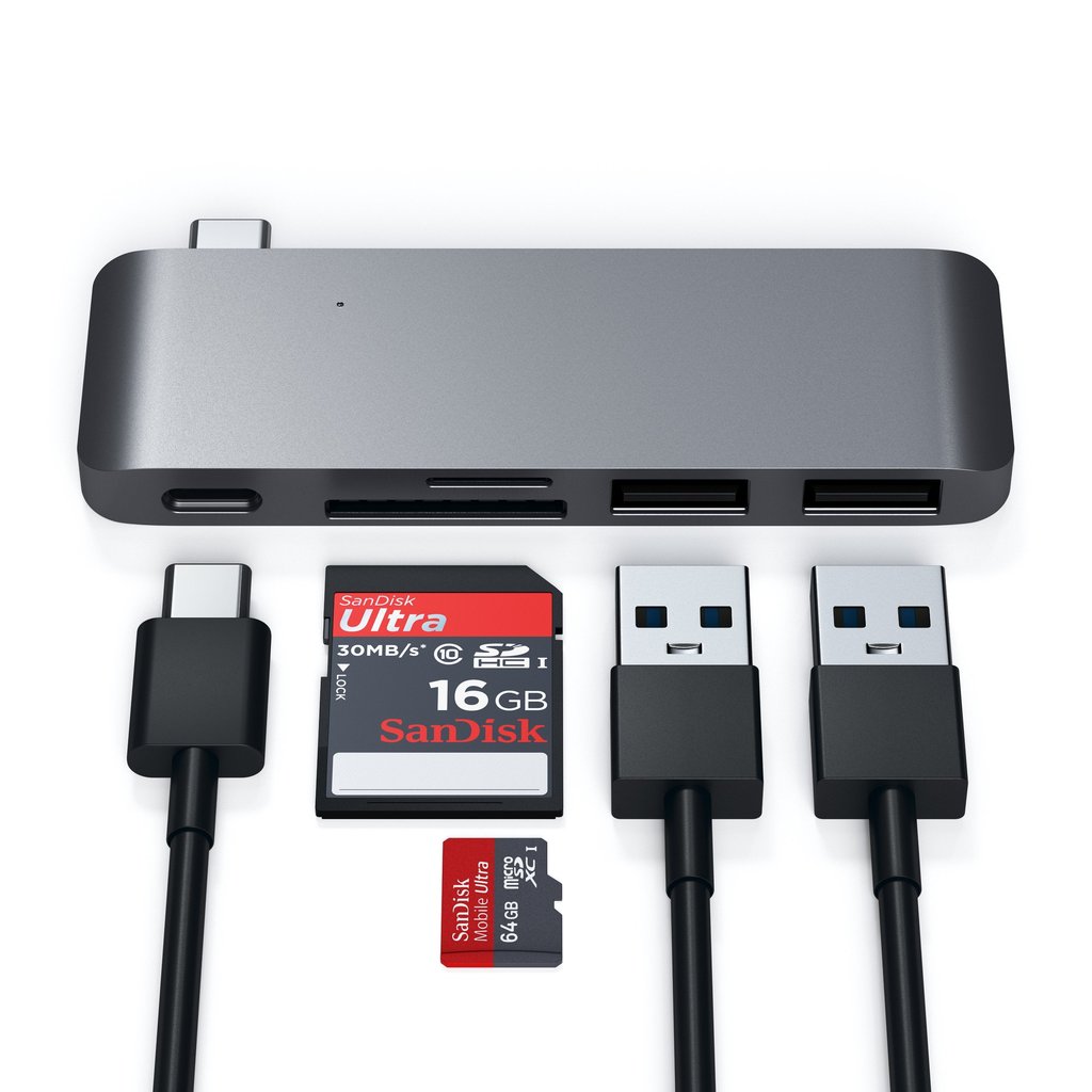 Satechi Type-C Pass USB Hub - Space Gray - iSTYLE RS