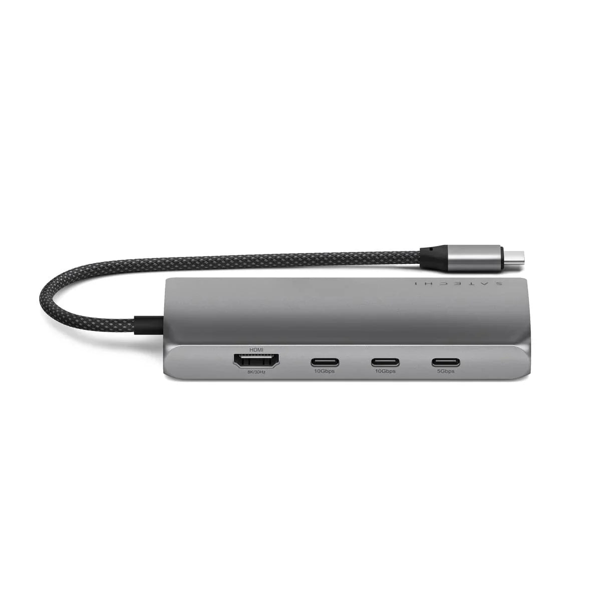Satechi USB-C MultiPort Adapter 8K sa Ethernet V3 - Space Gray - iSTYLE RS