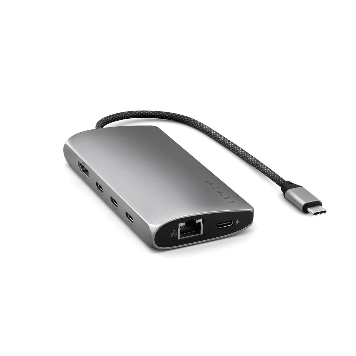 Satechi USB-C MultiPort Adapter 8K sa Ethernet V3 - Space Gray - iSTYLE RS