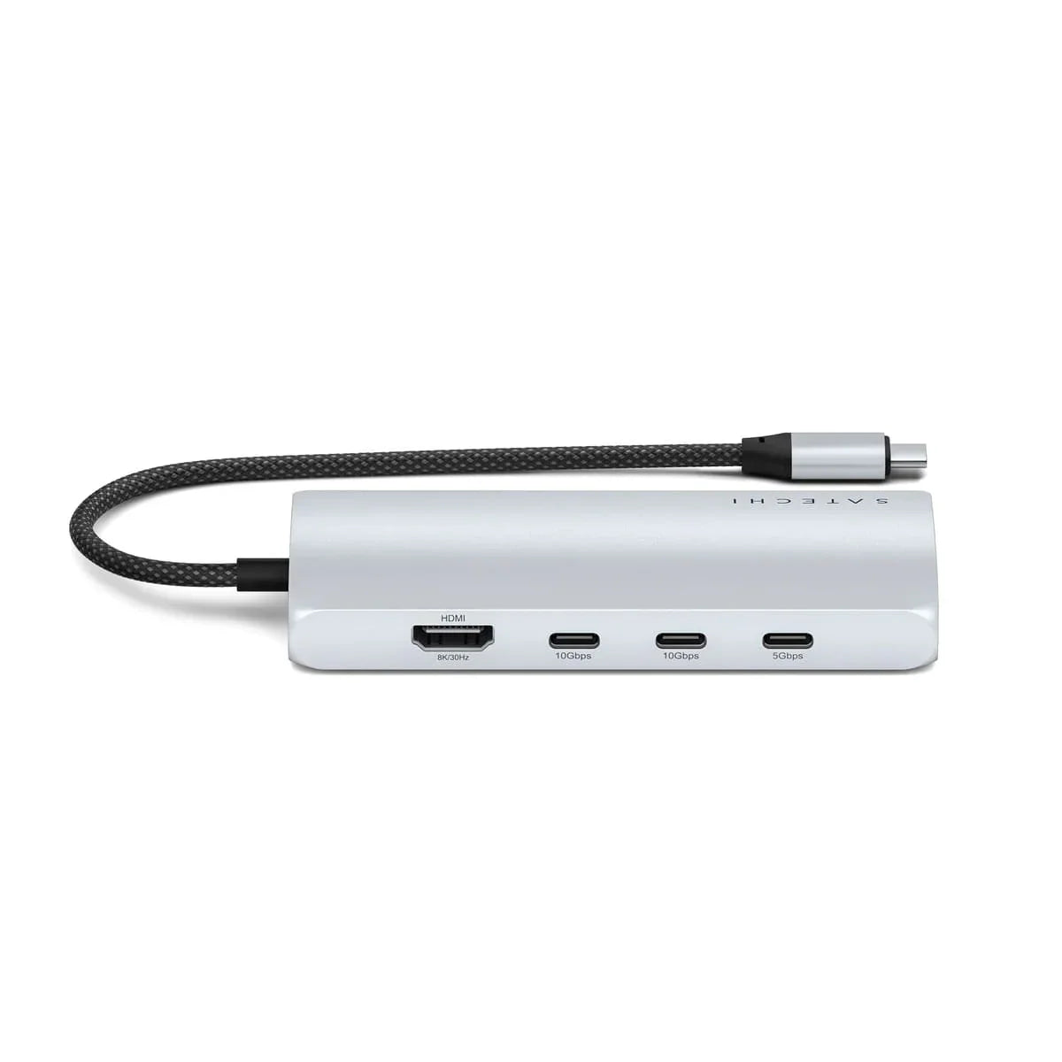 Satechi USB-C MultiPort Adapter 8K sa Ethernet V3 - Silver - iSTYLE RS