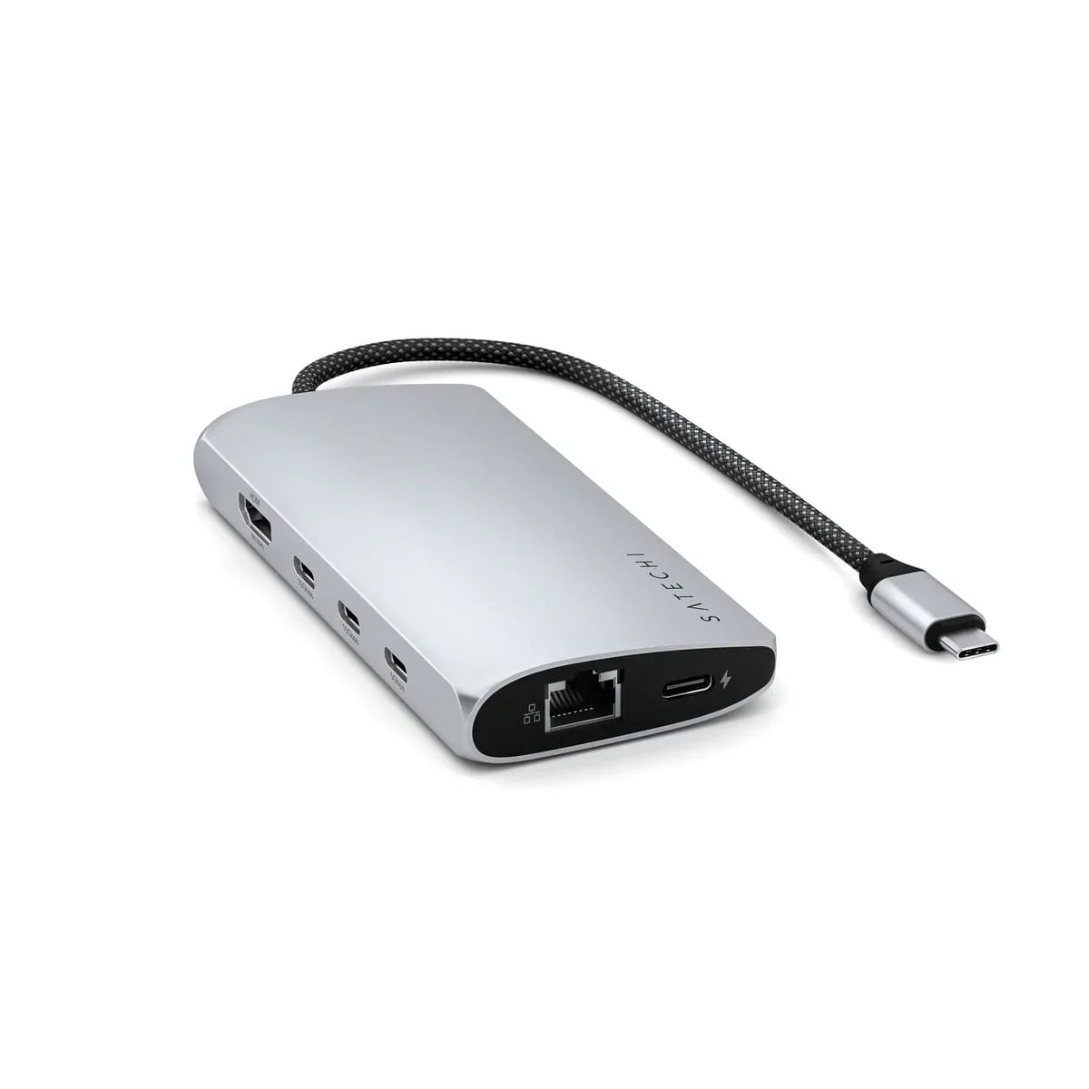 Satechi USB-C MultiPort Adapter 8K sa Ethernet V3 - Silver - iSTYLE RS