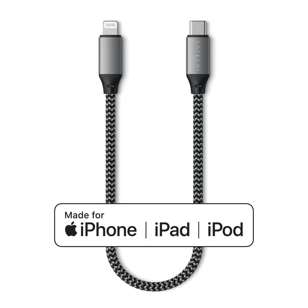 SATECHI USB-C TO LIGHTNING CABLE 25cm - iSTYLE RS