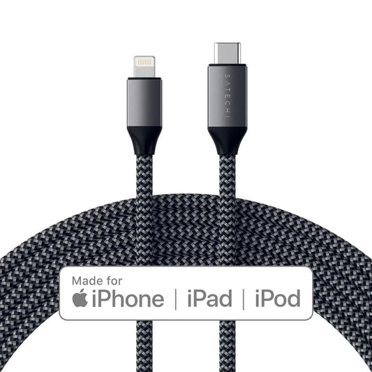 SATECHI USB-C TO LIGHTNING CABLE - 1,8M - iSTYLE RS
