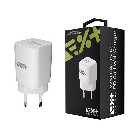 NEXT ONE 35W DUAL USB-C GAN WALL CHARGER - iSTYLE RS