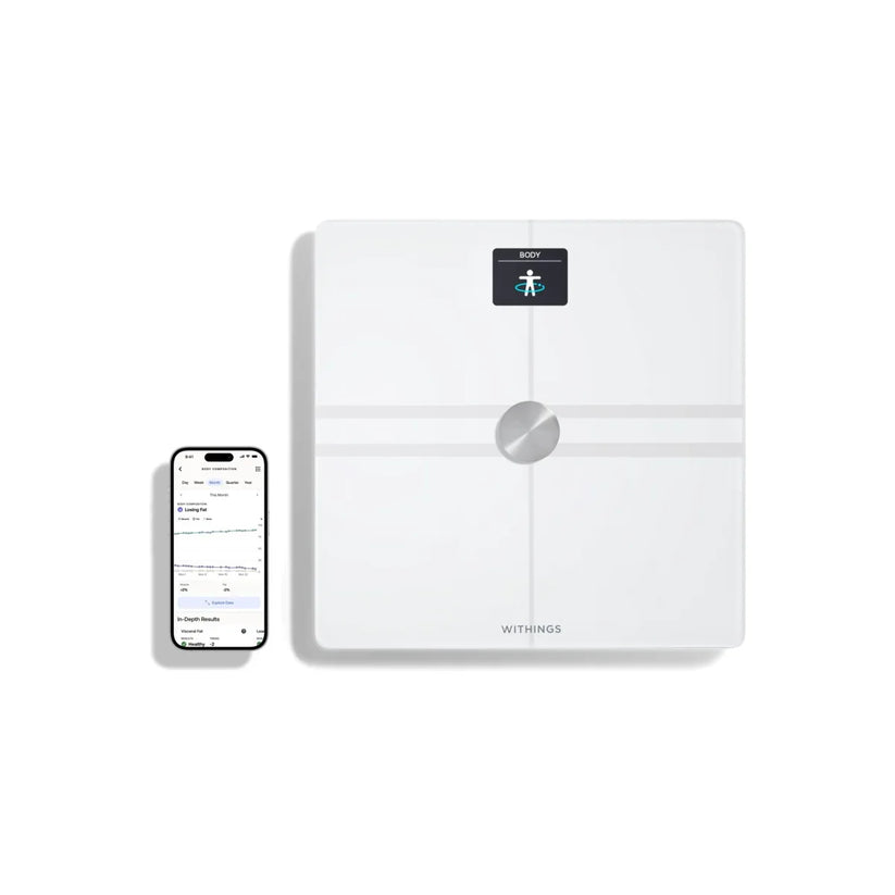 Withings Body Comp Complete Body Analysis Wi-Fi Scale - White - iSTYLE RS