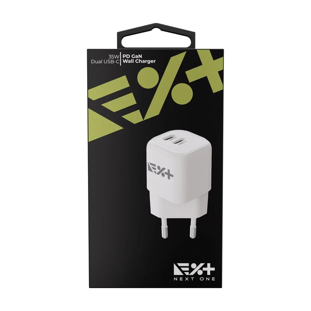 NEXT ONE 35W DUAL USB-C GAN WALL CHARGER - iSTYLE RS