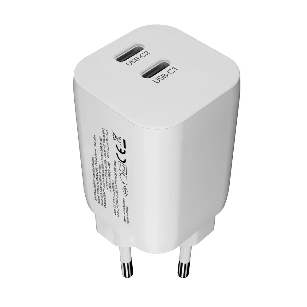 NEXT ONE 35W DUAL USB-C GAN WALL CHARGER - iSTYLE RS