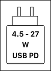 Ovaj uređaj podržava USB PD brzo punjenje.
