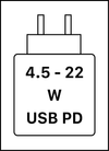 Ovaj uređaj podržava USB PD brzo punjenje.