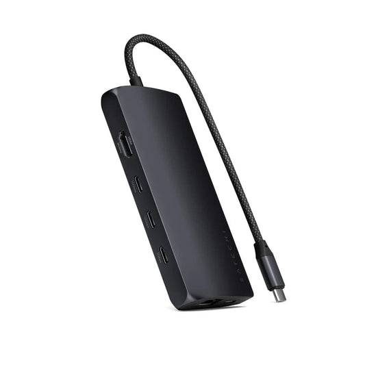 Satechi USB-C MultiPort Adapter 8K sa Ethernet V3 - Midnight - iSTYLE RS