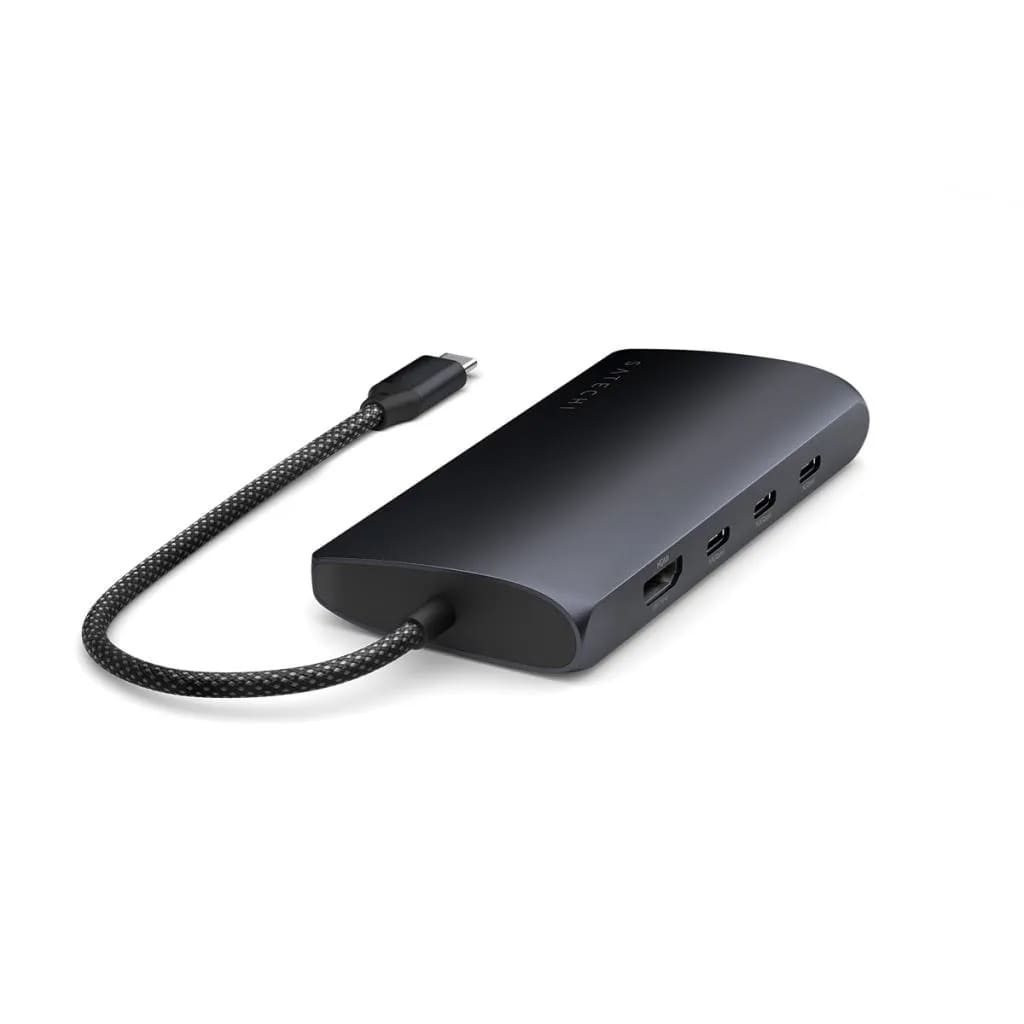 Satechi USB-C MultiPort Adapter 8K sa Ethernet V3 - Midnight - iSTYLE RS