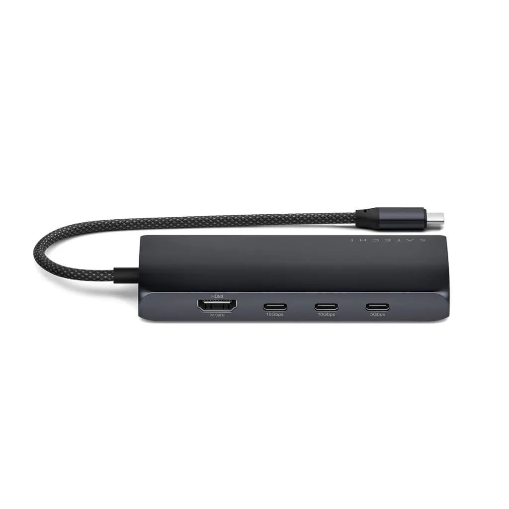 Satechi USB-C MultiPort Adapter 8K sa Ethernet V3 - Midnight - iSTYLE RS